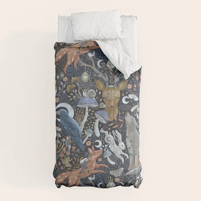 Whimsical Gothic Comforter