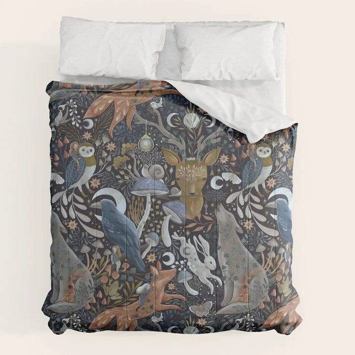 Whimsical Gothic Comforter
