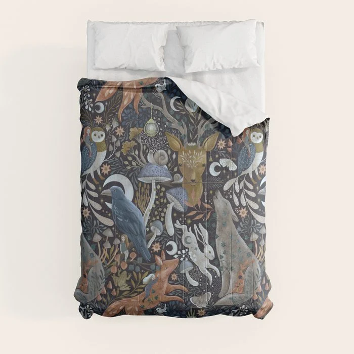Whimsical Gothic Comforter